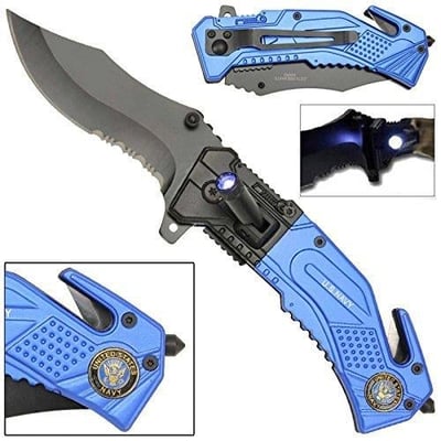 Rogue River Tactical 5-in-1 Multitool Pocket Rescue Combat Knife - $5.95 + $3.49 shipping (Free S/H over $25)