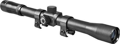 Barska 4x20 Rimfire Riflescope with Crosshair Reticle Parallax Free 50 Yards for Short Rimfire Ranges - $19.10 + FREE Shipping