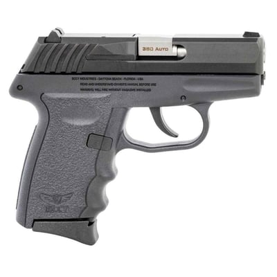 SCCY CPX-3 380 Auto (ACP) 3.1in Black Nitride Pistol - 10+1 Rounds - $149.97  (Free S/H over $75 or Free store pickup)