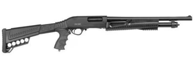 Escort Slugger Tactical 12 Gauge 18" 5rd Tactical Pump-Action Shotgun, Pistol Grip, Black Synthetic Stock - $149.99 