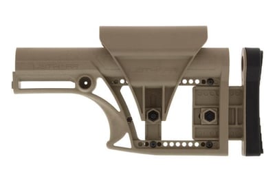 Luth-AR MBA-1 Fixed Stock, for AR-15 & AR-10 Rifle Length A2 Buffer Tube - FDE - $89.95 