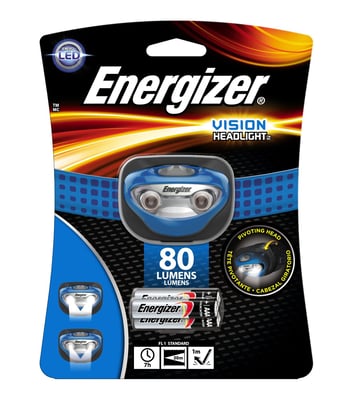 Energizer Vision LED Headlamp (Batteries Included) - $0 + Free S/H over $35 (LD) (Free S/H over $25)