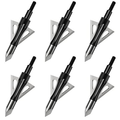 KEXMO Crossbow Hunting Broadheads 100 Grain 6 Pack - $9.79 w/code "AFPPGO2S" (Free S/H over $25)