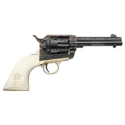 Pietta Deadman's Hand 45 Colt (Long Colt) Revolver 4.75" Blued Barrel 6 Round Ivory Grip - $669.99 + Free Shipping (Free Shipping on $100+ Orders)