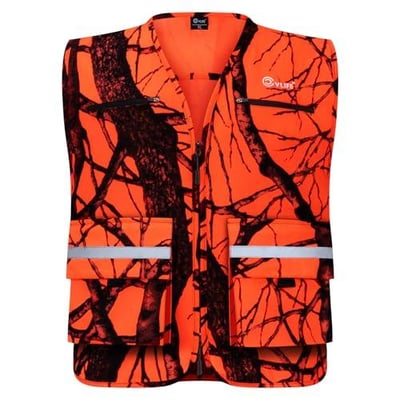 50% off CVLIFE Blaze Orange Hunting Vest with Multi Pockets Hunting Vest for Men Adjustable Hunter Orange Vest High Visibility for Outdoors w/code LEJOTLZQ + FREE Shipping