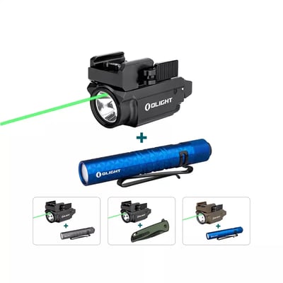 Olight USA Baldr Mini Tactical Light w/Green Laser Combo (various colors & combinations) from $94.21 (Free S/H over $49)