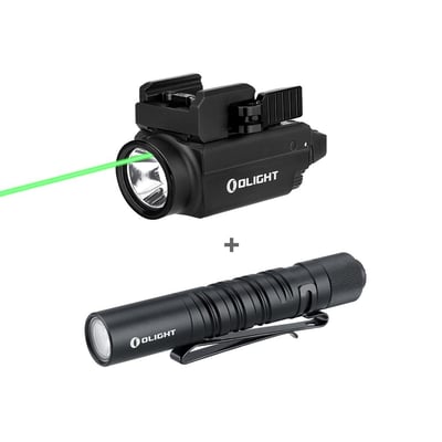Olight USA Baldr S Black/Desert Tan 800 lumens w/Blue/Green Laser + i3T EOS Black - $100.99 (Free S/H over $49)