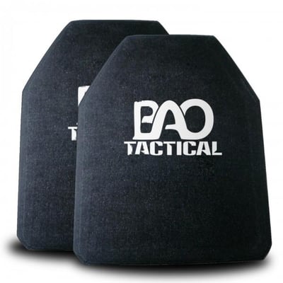 BAO Tactical - Shooters SA IV 10x12 .06 Cert Hard Armor Plate Set - $325.99