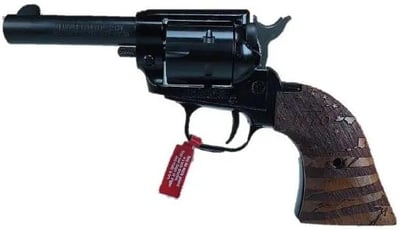 Heritage Barkeep 22 LR 2" barrel 6 Rnds 1776 Flag Engraved Wood Grips - $129.99