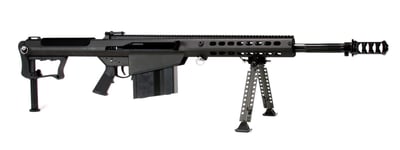 Barret M107A1 50 BMG 20" Barrel 10+1 Rounds Rifle, Fixed Stock, Sorbothane Recoil Pad, Bipod, Black - $10621.82 (Email Price) 