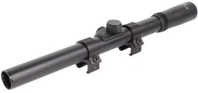 Barska Rimfire Rifle Scope 4x 15mm 30-30 Reticle Matte with 3/8" Dovetail Rings - $12.39 (Free Shipping on $100+ Orders)