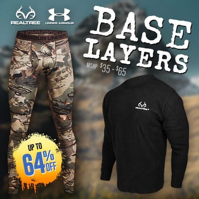 Base Layers from $15.99! Up to 64% off! - $0.49 (Free S/H over $25)