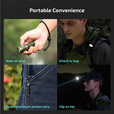 Baton Turbo Compact EDC Flashlight with 510m Long-Range Beam - $47.99 (Free S/H over $49)
