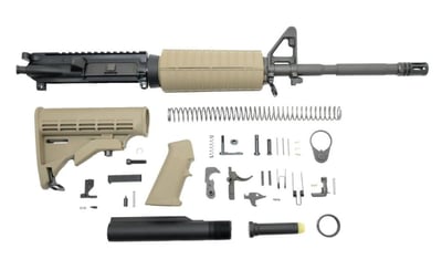 PSA PSA 16" Carbine-Length 5.56 NATO 1/7 Phos M4 Classic Rifle Kit, FDE - $359.99 