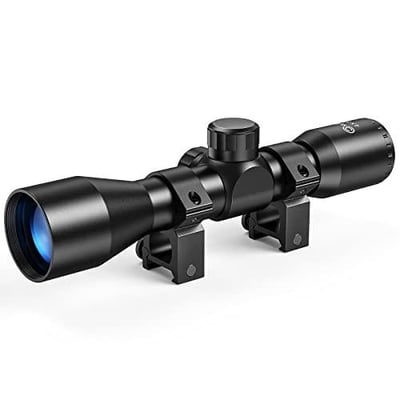 45% OFF CVLIFE 4x32 Compact Rifle Scope Crosshair Optics Hunting Scope w/code LARULFFN (Free S/H over $25)