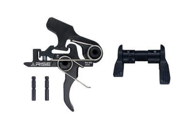 Rise Armament RA-100 Curved Two-Stage Trigger & RA-6423 Black Ambi Safety Selector - $119.95 (FREE Shipping over $50)
