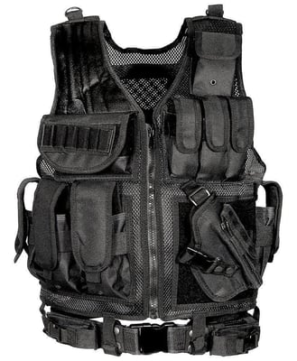 UTG Sportsman Tactical Scenario Vest, Black - $29.09 shipped (Free S/H over $25)