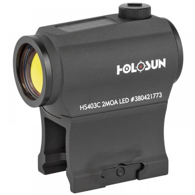 Holosun Paralow Solar Powered 2 MOA Red Dot Sight - $119.95