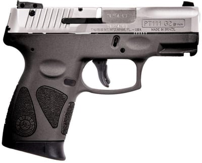 Taurus PT-111 Millennium Pro G2 9mm DAO 3.2" Barrel Stainless Gray Frame - $239.99 (Free S/H on Firearms)