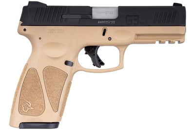 Taurus G3 Full-Size 9mm 4" Barrel, Fixed Sights, Manual Safety, Tan, 15rd - $226.49