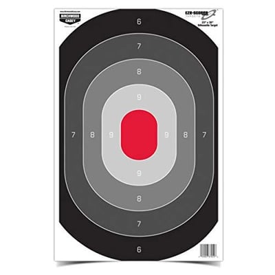 Birchwood Casey Eze-Scorer 23" x 35" Oval Silhouette - 5 paper targets (folded) - $6.29 + FREE Shipping