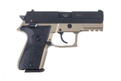 Arex Zero 1 Compact 9mm 3.85" Barrel 15rd Semi-Auto Pistol, 2 Mags, Graphite Black / FDE - $379.99