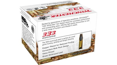 Winchester .22LR 36gr. Hollow Point Copper Plated 333rd Box - $25.74