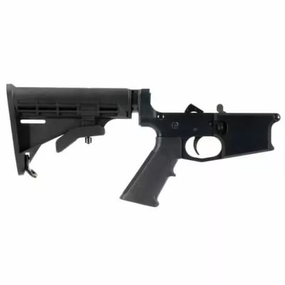 Bear Creek Arsenal BC-15 Multi-caliber Lower Assembly Billet Black Engraved Black Anodized - $124.99