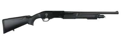BCA Pump Action 12 Gauge Shotgun, 20" 4140 Drilled Steel Barrel, 4 + 1 Magazine Capacity - $189.95 