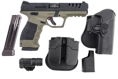 SAR USA SAR9 X 9mm 4.40" 19rd Pistol, OD Green Cerakote - SAR9XODBL - $249.99 