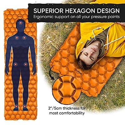 POWERLIX Sleeping Pad Ultralight Inflatable Sleeping Mat - $39.99 (Free S/H over $25)
