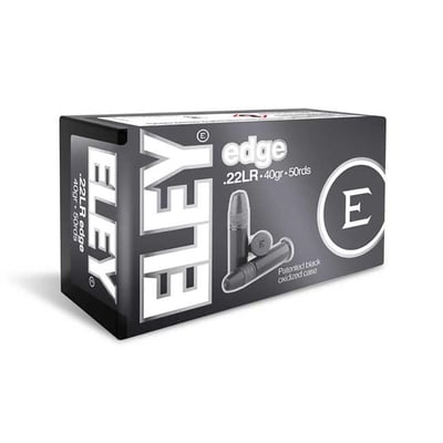 Eley Edge .22 LR Ammunition Flat Nose 5000 Rnd (100 Boxes) - $1119