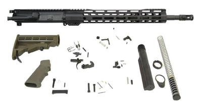 PSA 16" Mid-Length 5.56 NATO 1:7 Nitride 13.5" Lightweight M-Lok Classic Rifle Kit, ODG - $399.99 + Free Shipping 