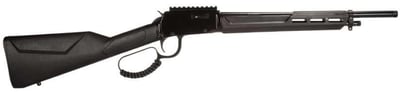 Rossi Rio Bravo Lever Action Rifle .22 Long Rifle 16.5" Barrel 10 Round Capacity Black Synthetic Stock Black Finish - $276