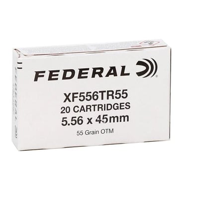 Federal 5.56x45mm Ammunition 55 Grain Open Tip Match 500 Rounds - $360 (Free S/H)