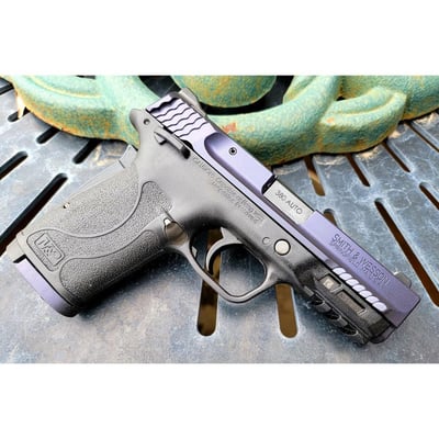 Custom S&W EZ380 W/ Safety Pistol Cerakote FX Mystique Slide - $359.99 after code "WLS10"
