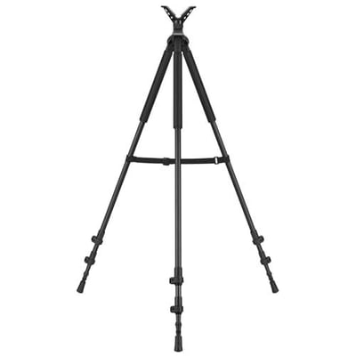 50% off MidTen MidTen Rifle Tripod Shooting Stick Gun Rest with Swivel V Yoke, 36.6" to 75.6" Height Adjustable, Lever Locks, Shooting Stand with 90° Vertical Swing Leg, 3-in-1 Hunting Tripod Monopod Bipod w/code B72KLWPN  + FREE Shipping
