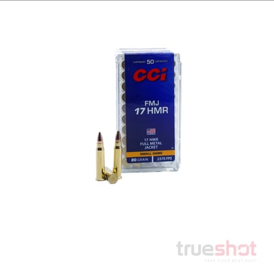 CCI - 17 HMR - 20 Grain - FMJ - 2000 rounds - $524.99