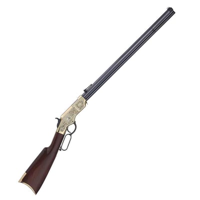 Henry Original Deluxe 25th Anniversary Engraved 44-40 Winchester Blued Brown Lever Action Rifle - 24.5in - $2211.97  (Free S/H over $75 or Free store pickup)