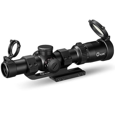 CVLIFE EagleFeather 1-6x24 LPVO Rifle Scope with 30mm Cantilever Mount 5 Levels Red & Green Illumination Reticle Second Focal Plane - $84.95 w/code "NYS65FVH" 10% off Prime discount + $20 off coupon (Free S/H over $25)