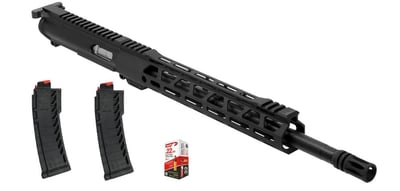 RTB Complete 16" .22LR Upper Receiver - Black 12" M-LOK 2 CMMG Mags 50 Rounds Ammo - $384.95 