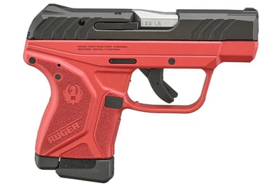 Ruger LCP II 22LR Pistol with 2.75 Inch Barrel and Red Cerakote Frame - $249.99 (Free S/H on Firearms)