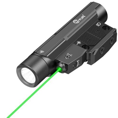 37% off CVLIFE 2600 Lumens Compact Rifle Laser Light Combo with Easy Touch Switch, Ar Light Compatible with M-Rail and Picatinny, Magnetic Rechargeable Ar Flashlight with Green Laser for Home Defense, Hunting w/code OVBLU79D - $46.19 + FREE Shipping