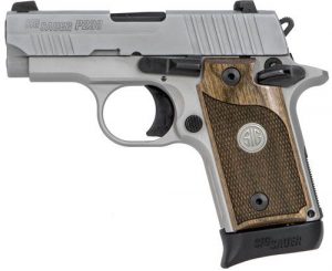Sig P238 ASE .380 ACP Night Sgt 7-sh Stainless Walnut (Talo) - 509 - $537.37 (Free S/H on Firearms)