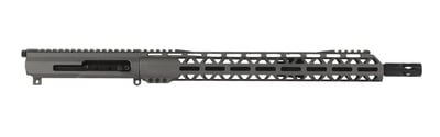 Bear Creek BC-15 Upper .223 Wylde, 16" Heavy Barrel, Carbine Length, 15” MLOK Split Rail, BCG & CH, Right, Tungsten - $182.95