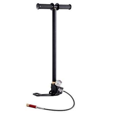 Hiram High Pressure Hand Pump Air Rifle Filling Stirrup Pump 40MPA, Stainless Steel - $44.78 w/ code O87WLW3E (Free S/H over $25)