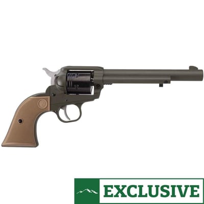 Ruger Wrangler 22 Long Rifle 6.5in OD Green Cerakote Revolver - 6 Rounds - $184.97  (Free S/H over $75 or Free store pickup)