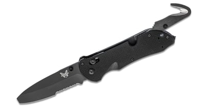 Benchmade Triage Rescue Folding Knife 3.5" Black Combo Blunt Tip Blade - $220.99 (Grab a Quote)