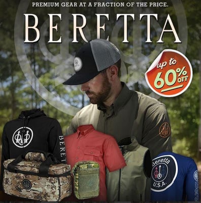 Load Up on Huge Beretta Savings + Free Bonus Gifts! (Free S/H over $25)