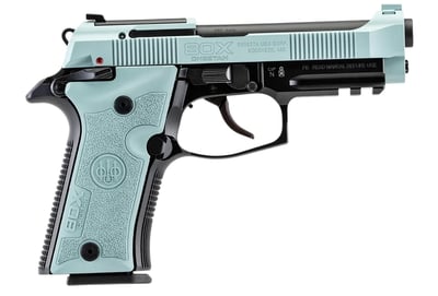 Beretta 80X Cheetah Micro-Compact .380 ACP 4.4" 13rd Optic Ready Vertec Grips Blue - $630.70 *Email Price 